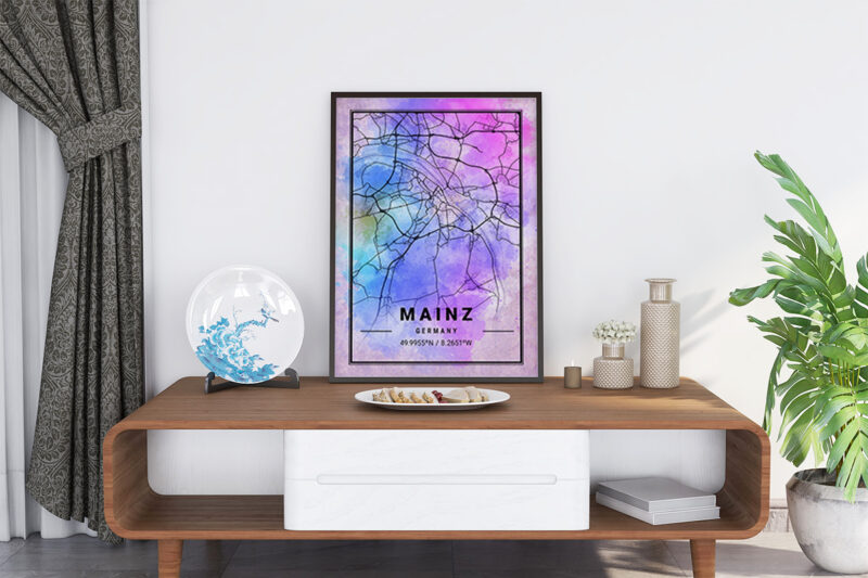 Dorado Watercolor Map Bundle