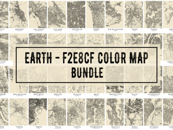 Earth – f2e8cf color map bundle vector clipart