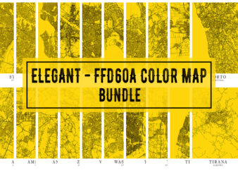 Elegant – FFD60A Color Map Bundle vector clipart