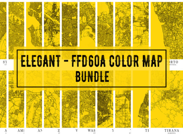 Elegant – ffd60a color map bundle vector clipart