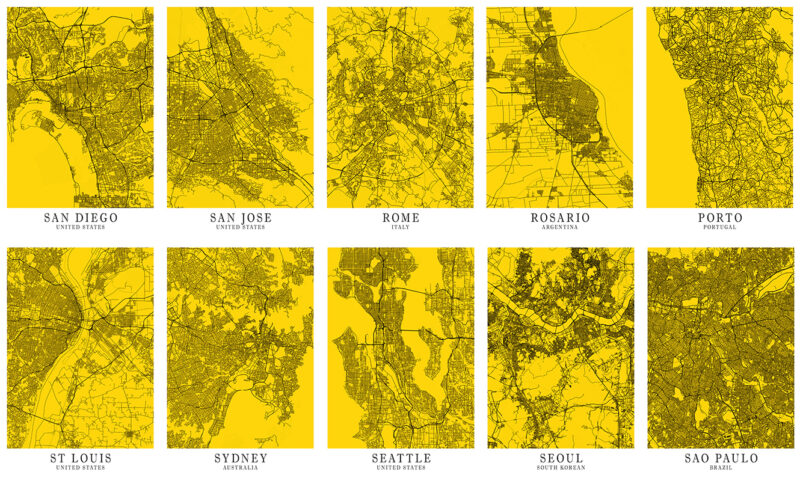 Elegant – FFD60A Color Map Bundle