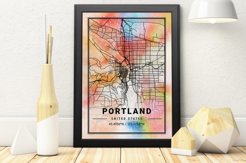 Fornax Watercolor Map Bundle