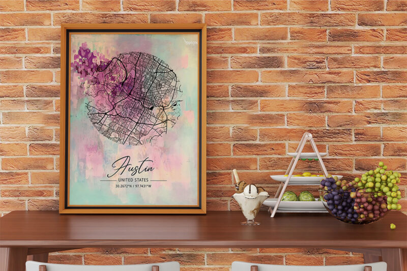 Iota Watercolor Map Bundle