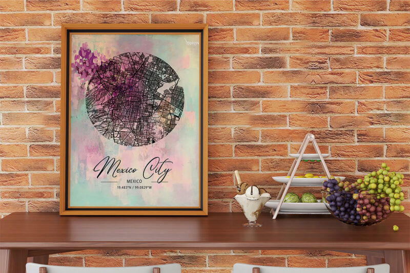 Iota Watercolor Map Bundle