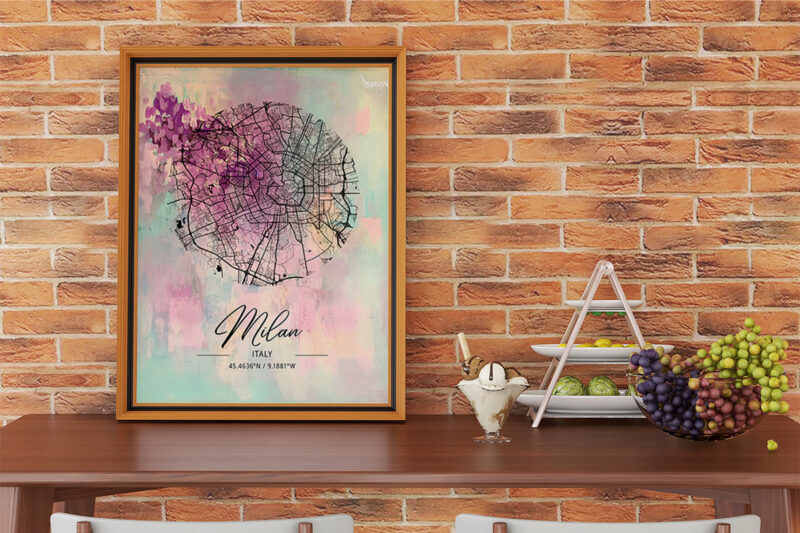 Iota Watercolor Map Bundle