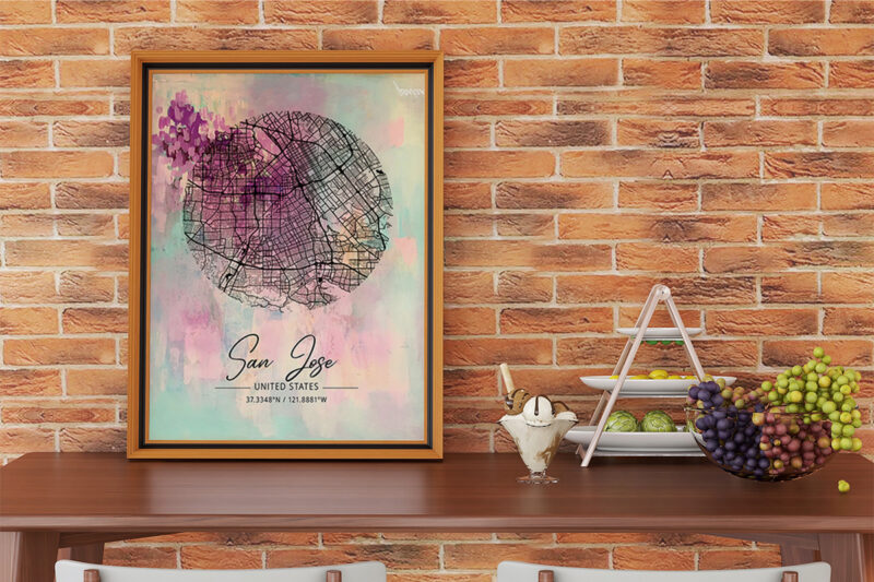 Iota Watercolor Map Bundle