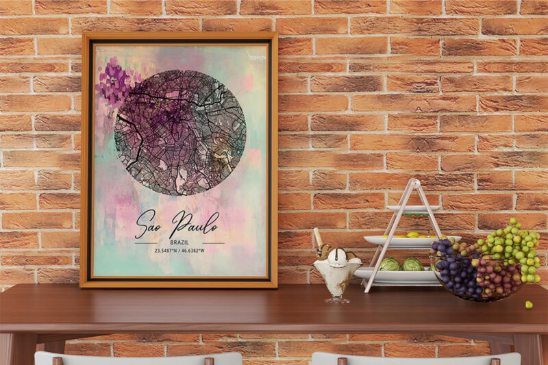 Iota Watercolor Map Bundle