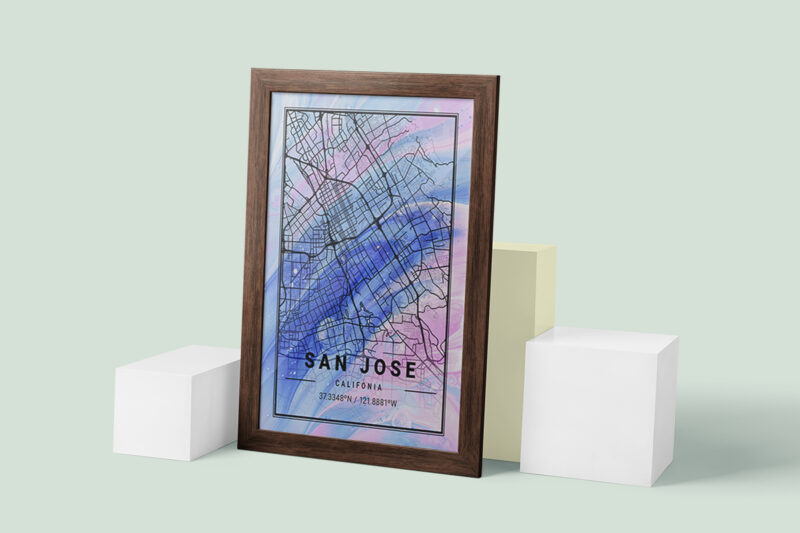 Jupiter Watercolor Map Bundle