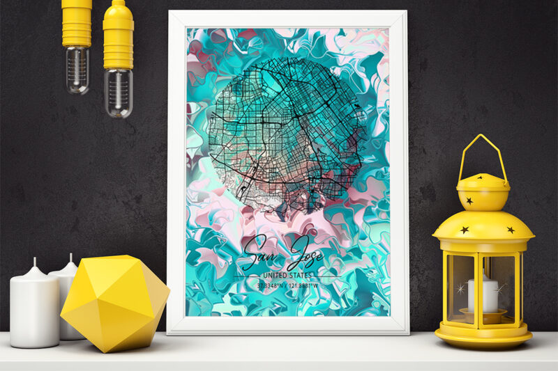 Libra Watercolor Map Bundle