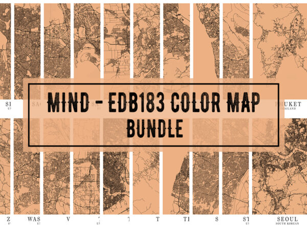 Mind – edb183 color map bundle t shirt designs for sale