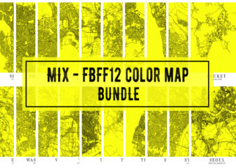 Mix – FBFF12 Color Map Bundle t shirt designs for sale