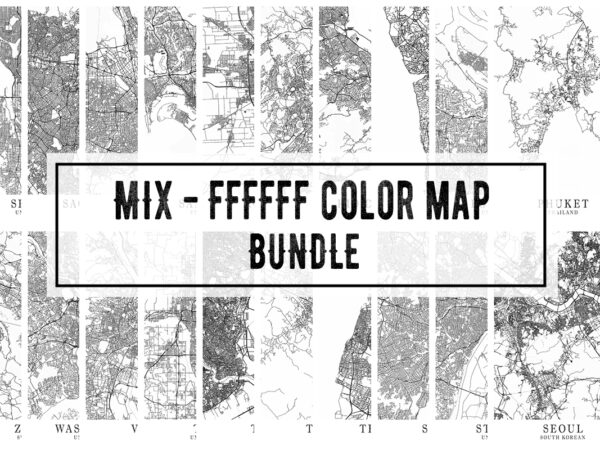 Mix – ffffff color map bundle t shirt designs for sale