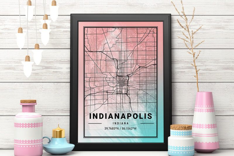 Neptune Watercolor Map Bundle