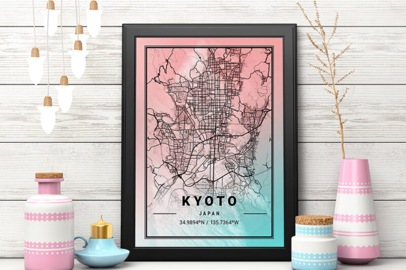 Neptune Watercolor Map Bundle