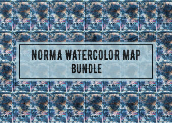 Norma Watercolor Map Bundle T shirt vector artwork