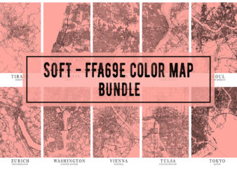 Soft – FFA69E Color Map Bundle