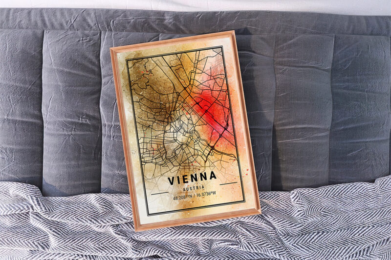 Ara Watercolor Map Bundle