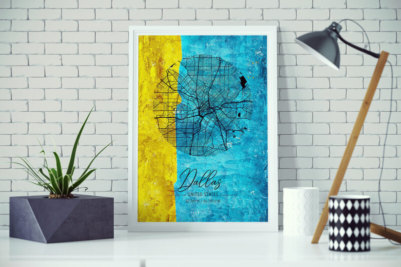 Aries Watercolor Map Bundle