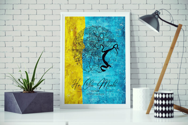 Aries Watercolor Map Bundle