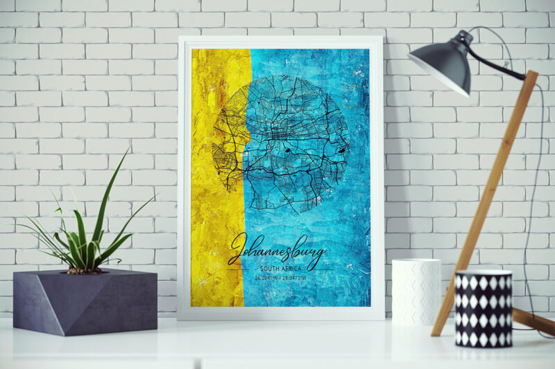 Aries Watercolor Map Bundle