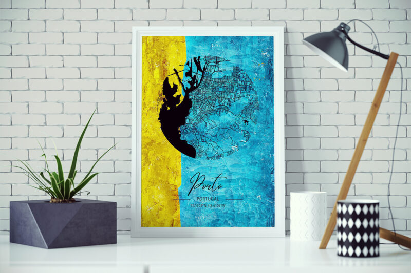 Aries Watercolor Map Bundle