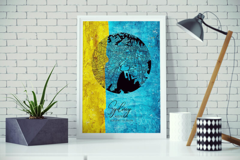 Aries Watercolor Map Bundle