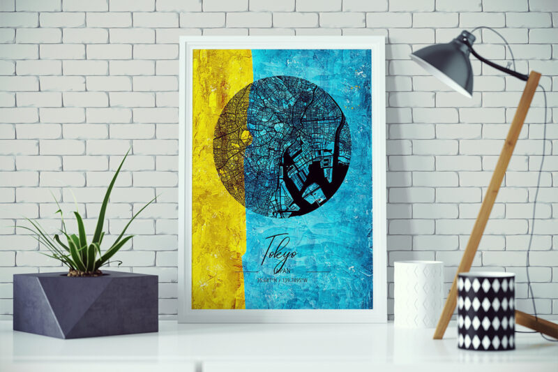 Aries Watercolor Map Bundle