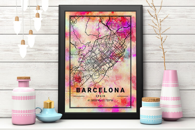 Caelum Watercolor Map Bundle