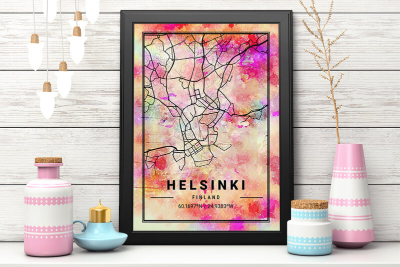 Caelum Watercolor Map Bundle