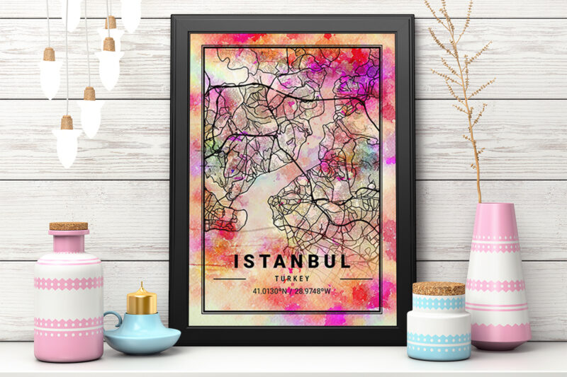 Caelum Watercolor Map Bundle