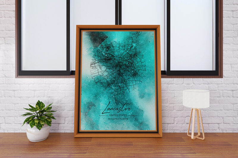 Chi Watercolor Map Bundle