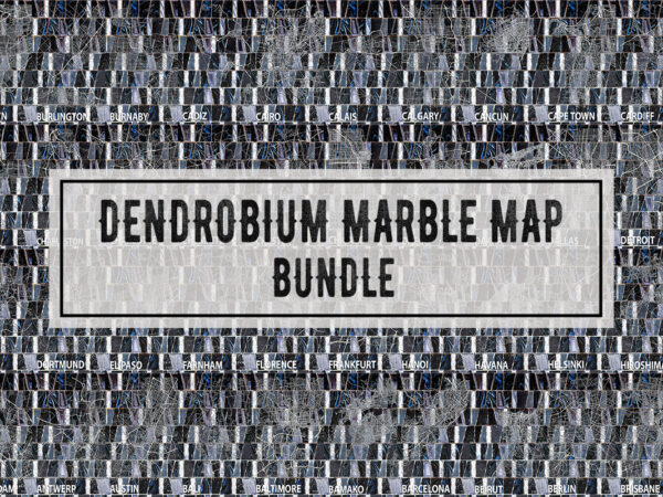 Dendrobium marble map bundle t shirt vector illustration