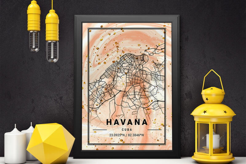 Frangipani Marble Map Bundle