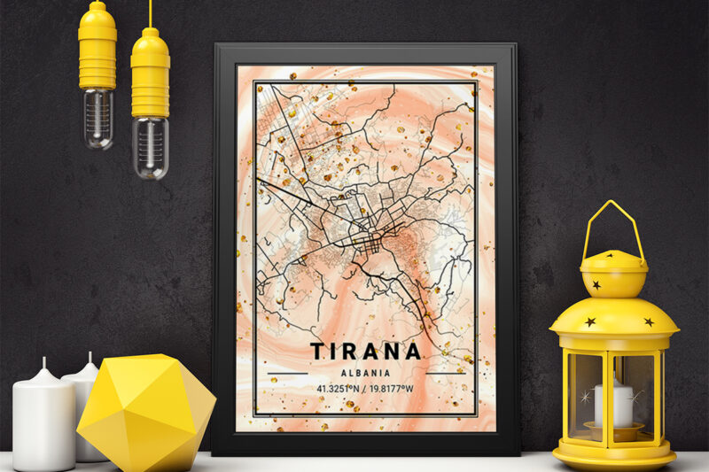 Frangipani Marble Map Bundle