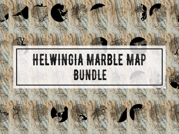 Helwingia marble map bundle graphic t shirt