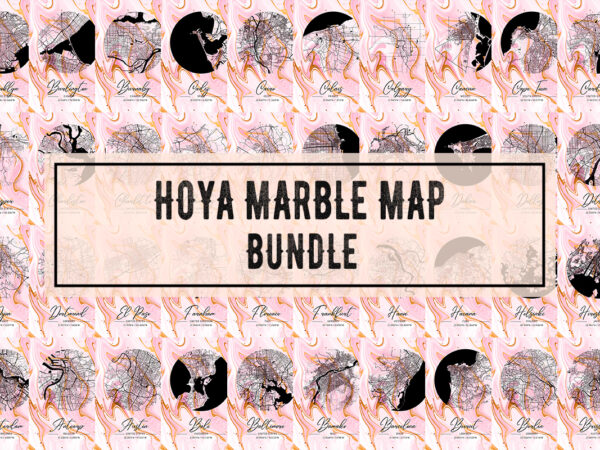 Hoya marble map bundle graphic t shirt
