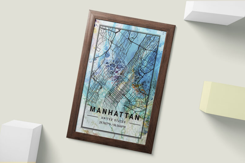 Marigold Marble Map Bundle