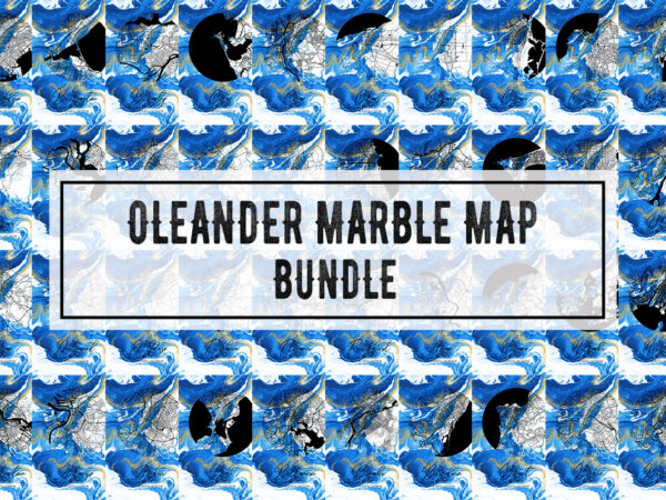 Oleander marble map bundle t shirt design online