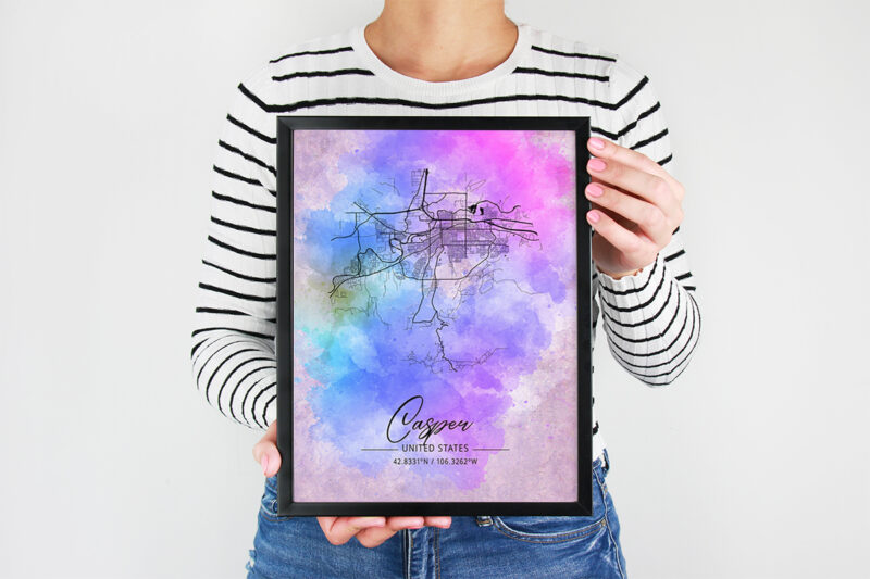 Omicron Watercolor Map Bundle