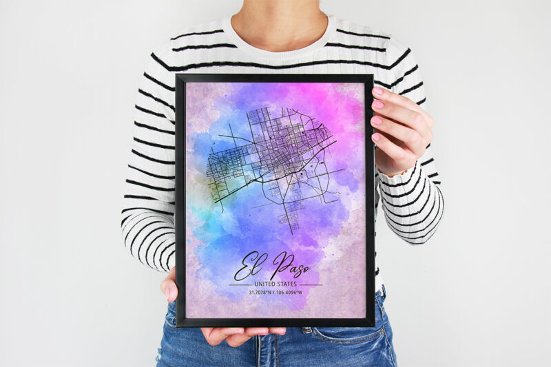 Omicron Watercolor Map Bundle