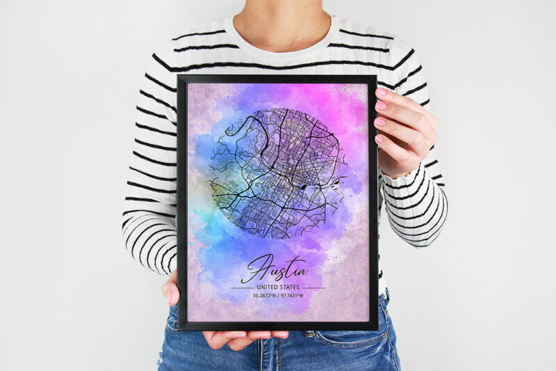 Omicron Watercolor Map Bundle