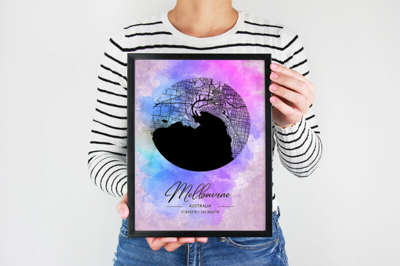 Omicron Watercolor Map Bundle