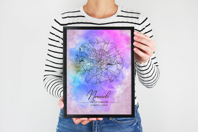 Omicron Watercolor Map Bundle