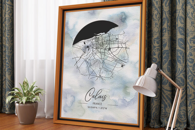 Phi Watercolor Map Bundle