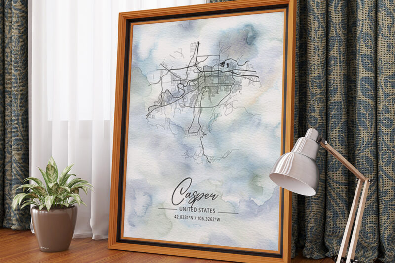 Phi Watercolor Map Bundle