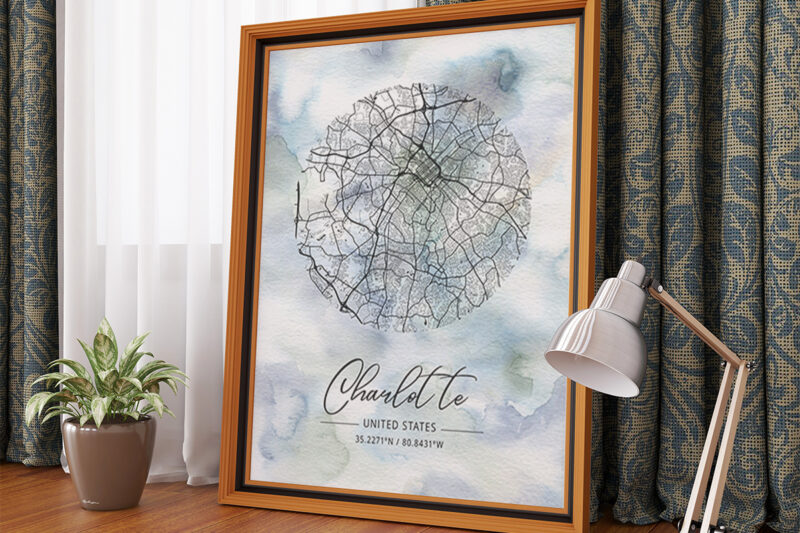 Phi Watercolor Map Bundle