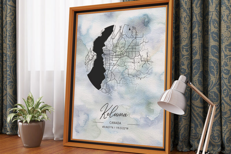 Phi Watercolor Map Bundle