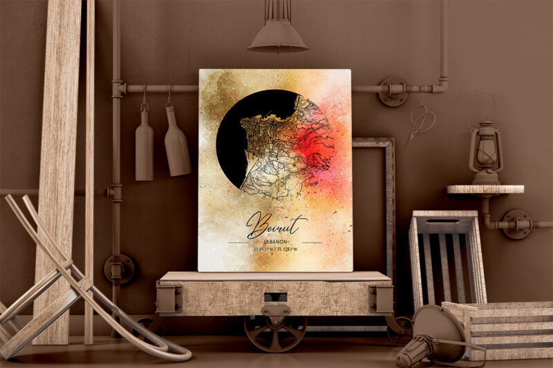 Pi Watercolor Map Bundle