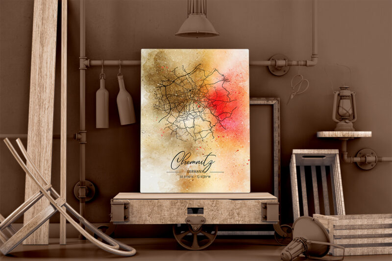 Pi Watercolor Map Bundle