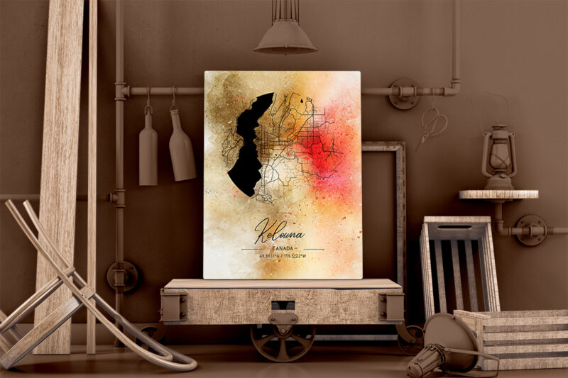 Pi Watercolor Map Bundle